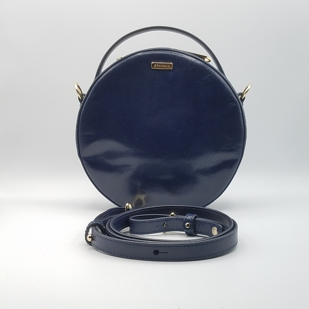 Brahmin Lane Navy Topsail Crossbody Bag